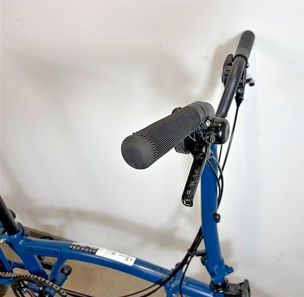 Brompton C Line 6 Speed 2023 High Handlebar Folding Bike - Ocean Blue