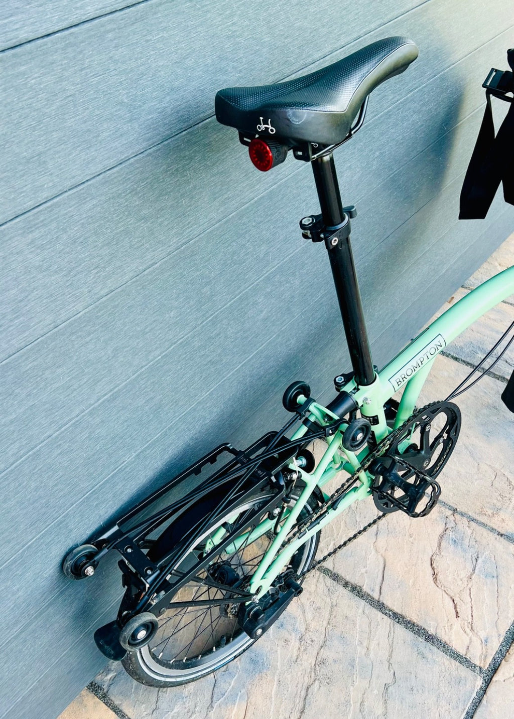 Brompton C Line 2 Speed Matcha Green Folding Bicycle 2025 + Messenger Metro Bag