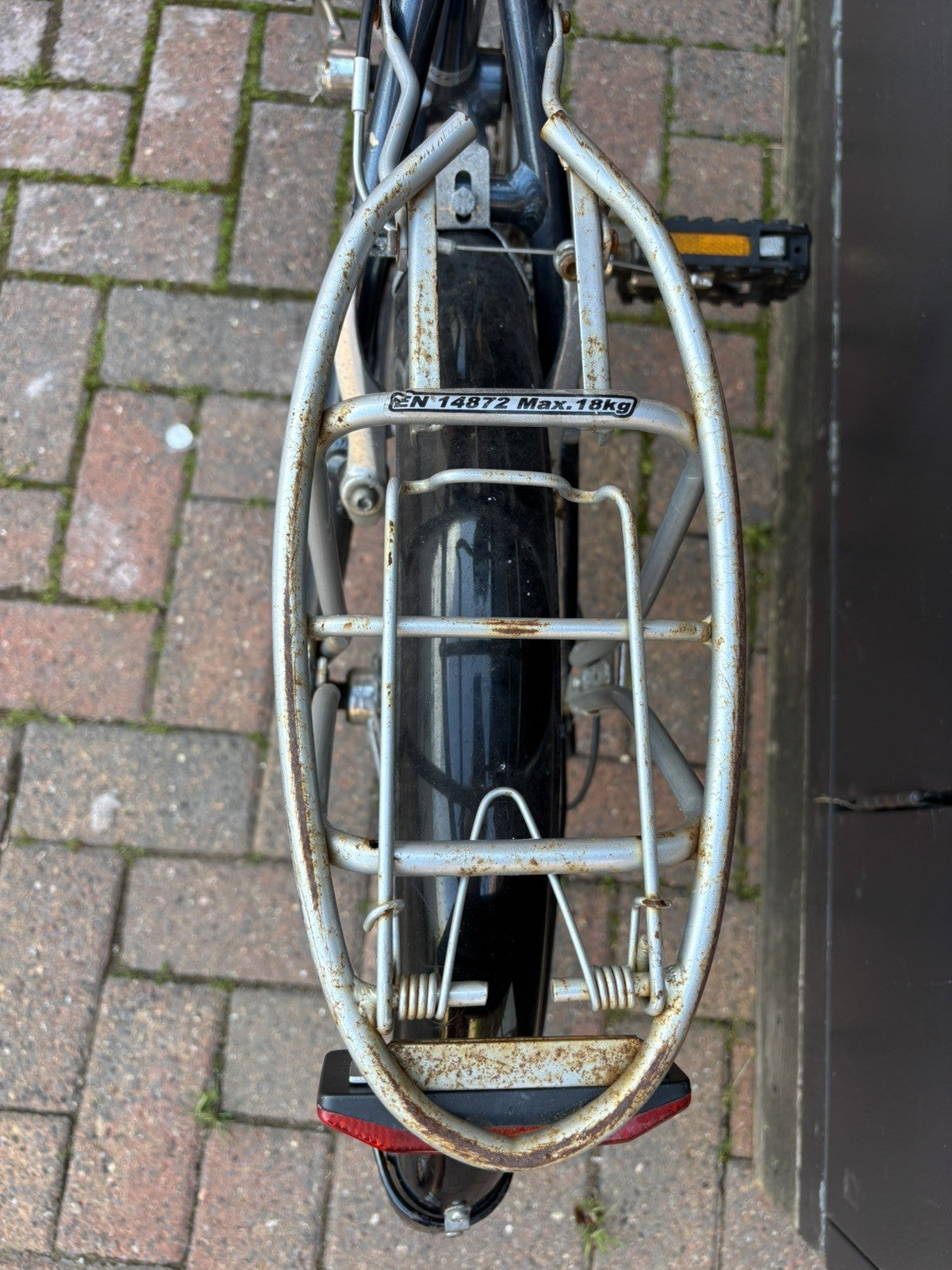 Vintage Blue Folding Bike Raleigh Swift 20 Inch Wheels Aluminium Frame Gears