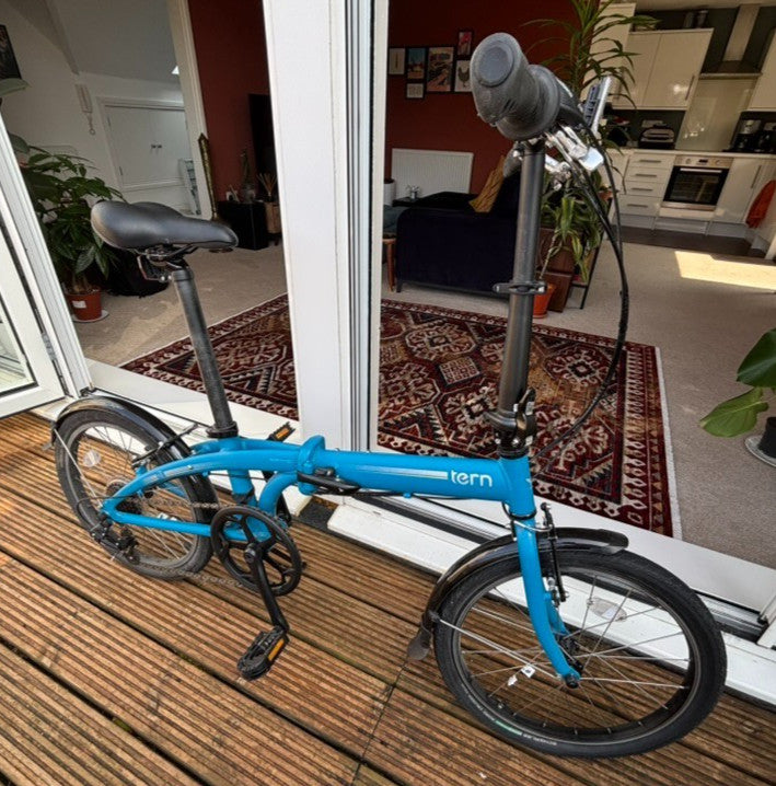 Tern Link B7 Folding Bicycle 20" - Blue - Good Condition