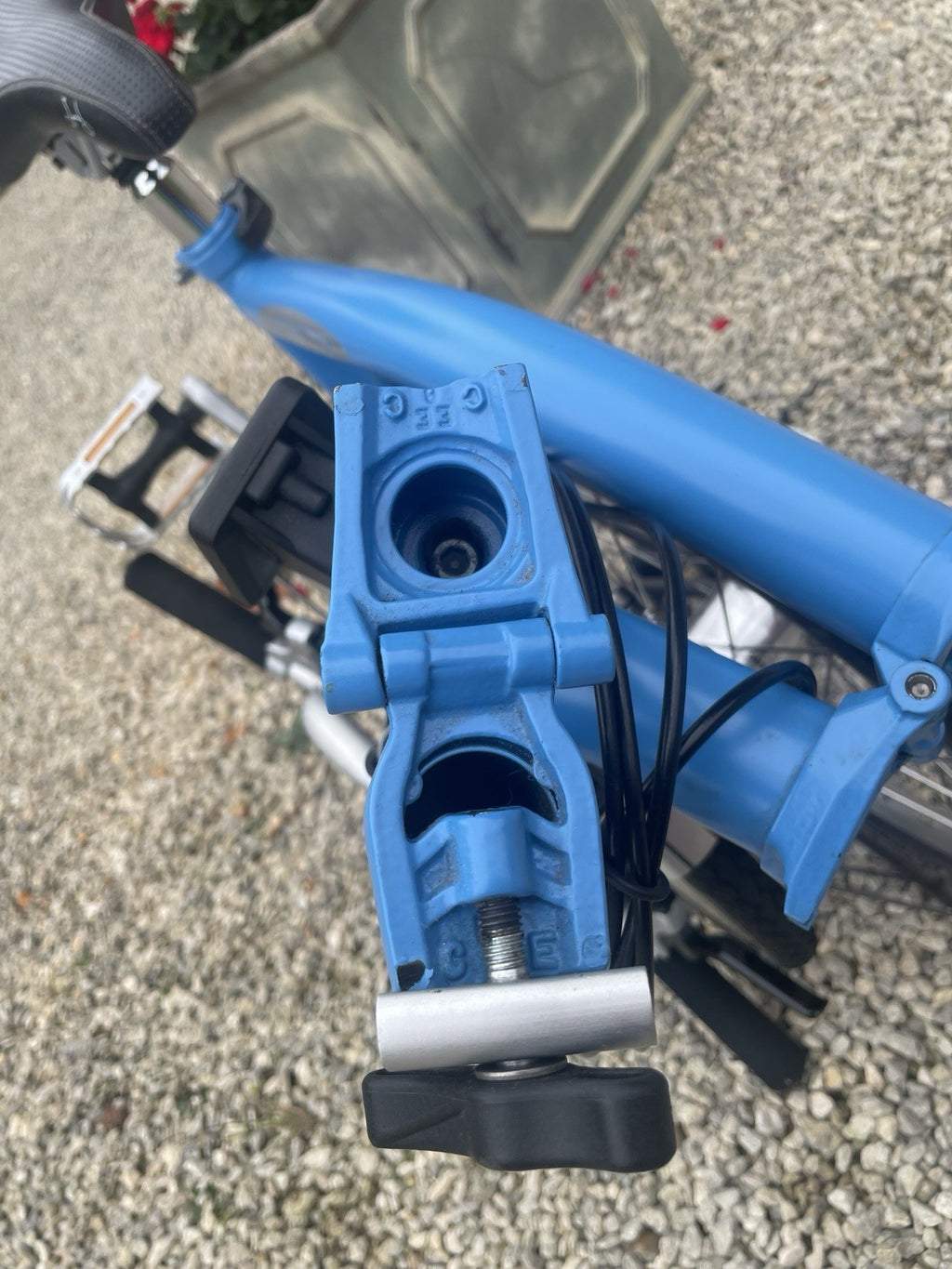 Brompton M6L-X Superlight Titanium 6 Speed - Tempest Blue - Excellent Condition