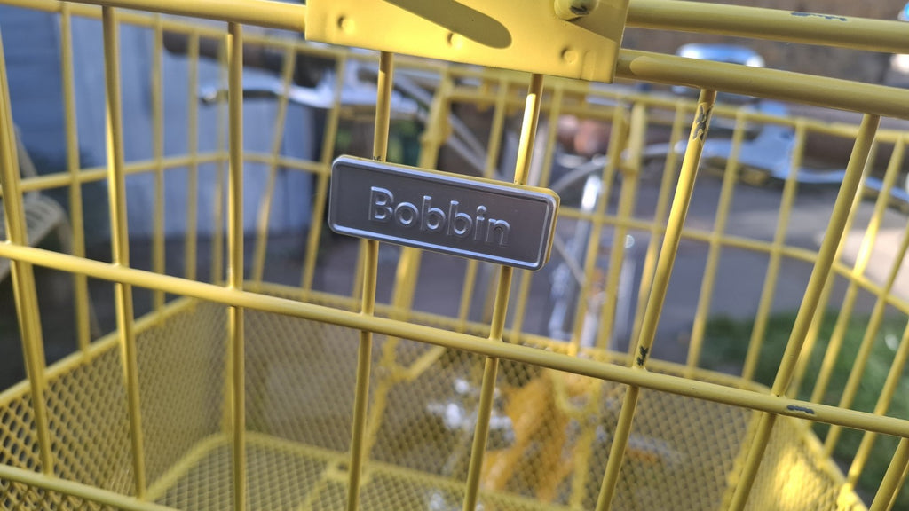 Bobbin Pli 20 in Folding Bike Yellow, Basket, Mudguards, Rear Rack, Bell