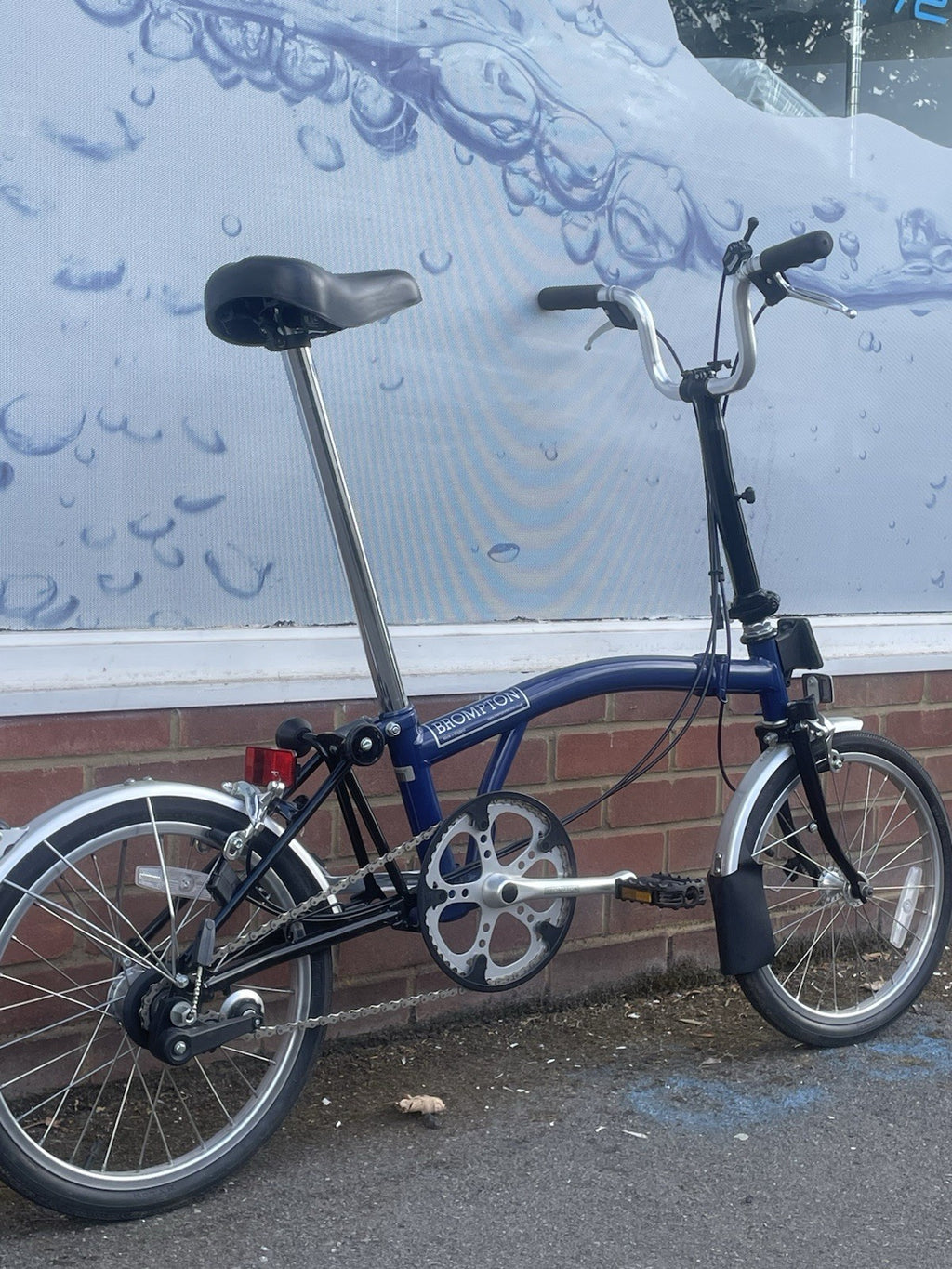 Brompton M3L Folding Bike - Tempest Blue
