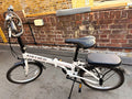 Carrera Transit 20in Folding Bike 3-Speed White/Black Rear Rack Mudguards