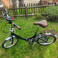 Kingston 20in Folding Bike 6-Speed Black/Silver Rear Rack Fenders + EXTRA'S