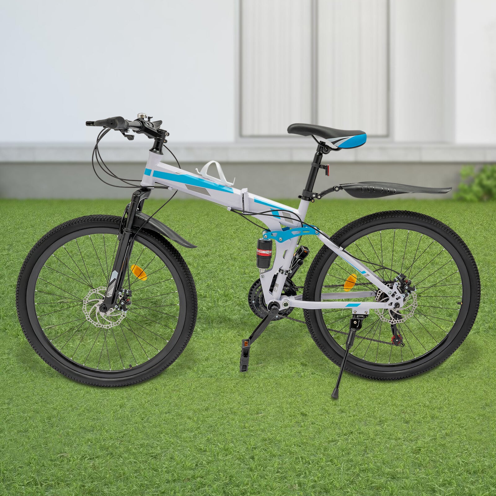 Foldable Mountain Bike 21 Speed Mountain Bike Mountain Bike for Youth Adult