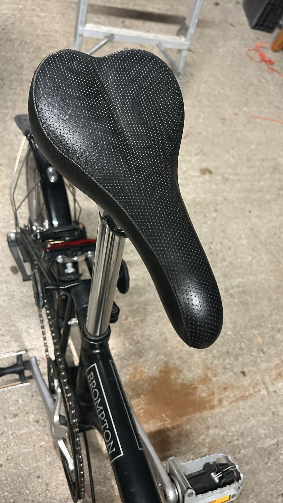 Brompton 2019 S1E Black Folding Bike - Great condition, recently serviced