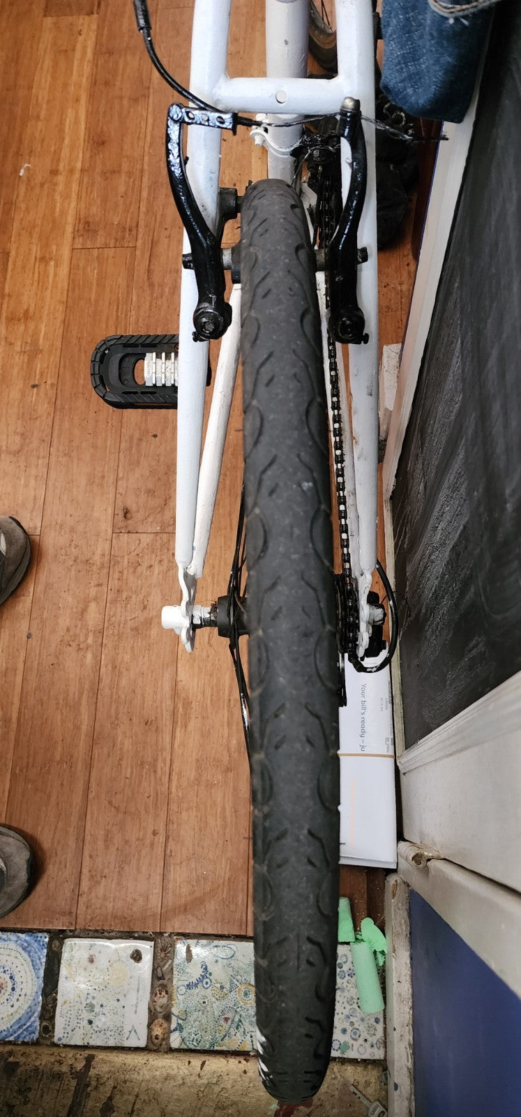 Nice Foldable White Bike