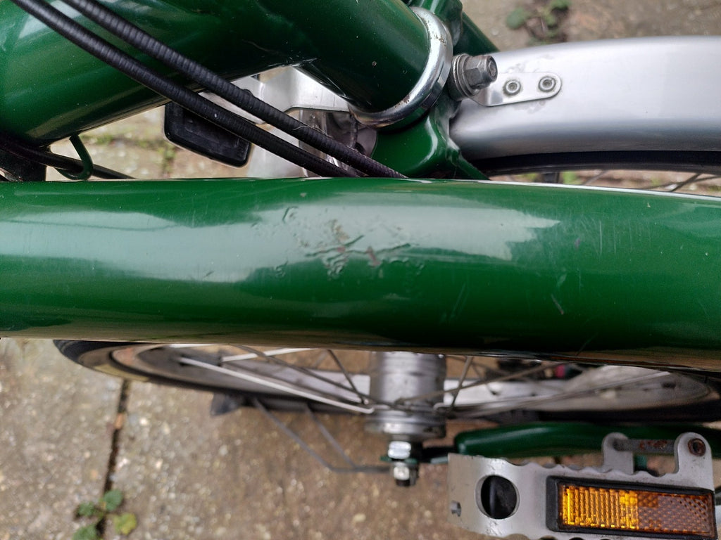 Brompton Folding Bike 3-Speed racing  green great condition