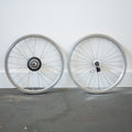 Brompton 1/2 Speed Wheelset Superlight Double Butted Silver 16" 349 E Hook