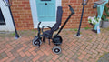 Puggle Easy Twist 6-in-1 Folding Trike with Parent Handle - Black (9M - 5Y)
