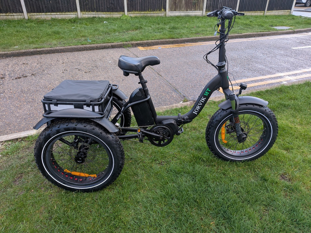 Jorvik FOLDING Tricycle JMT9,48V BATTERY, TOP of Range Trike, Delivery Possible