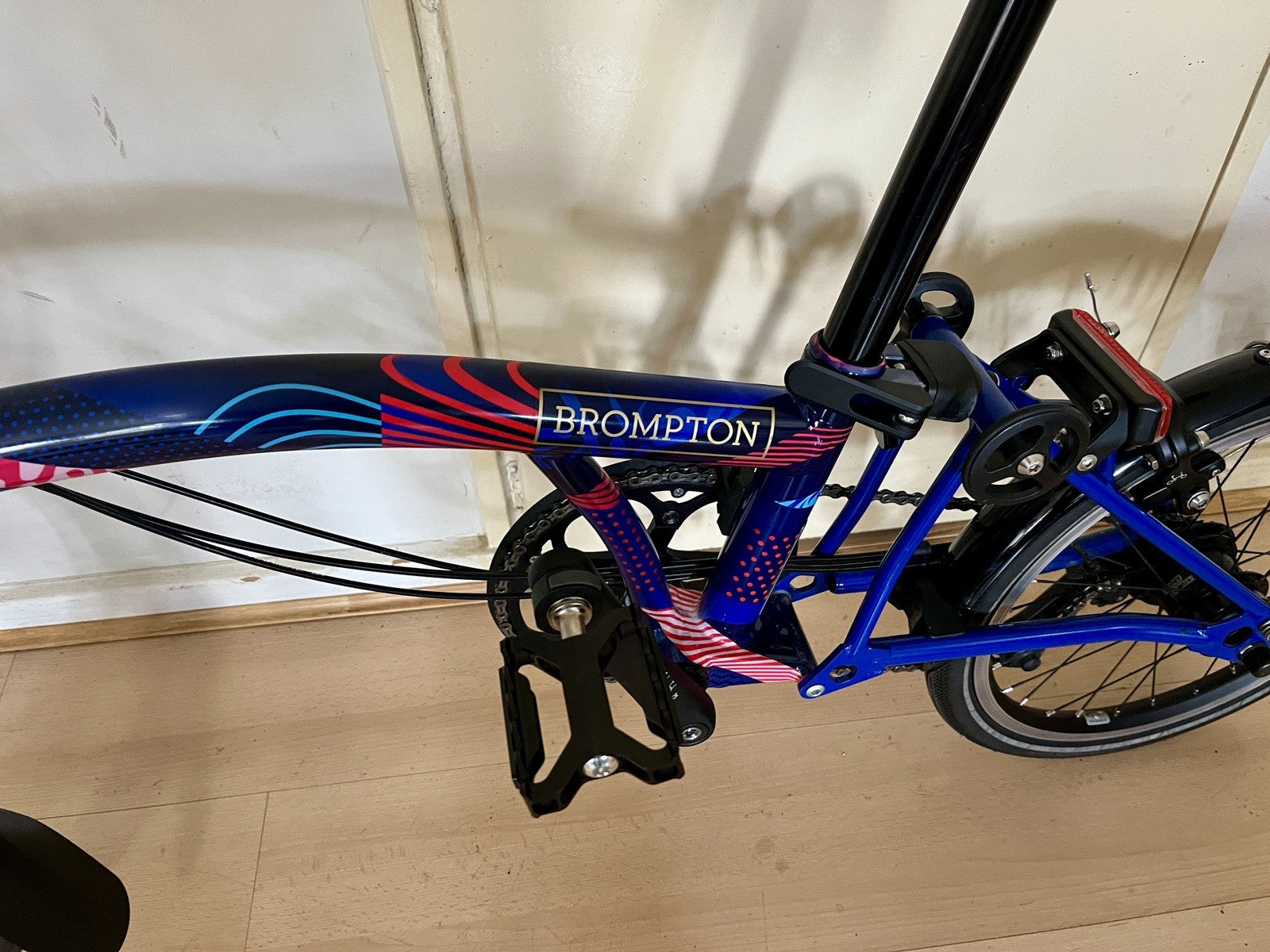 Brompton 2024 Team GB P Line Edition 12 Speed Folding Bike EXC COND