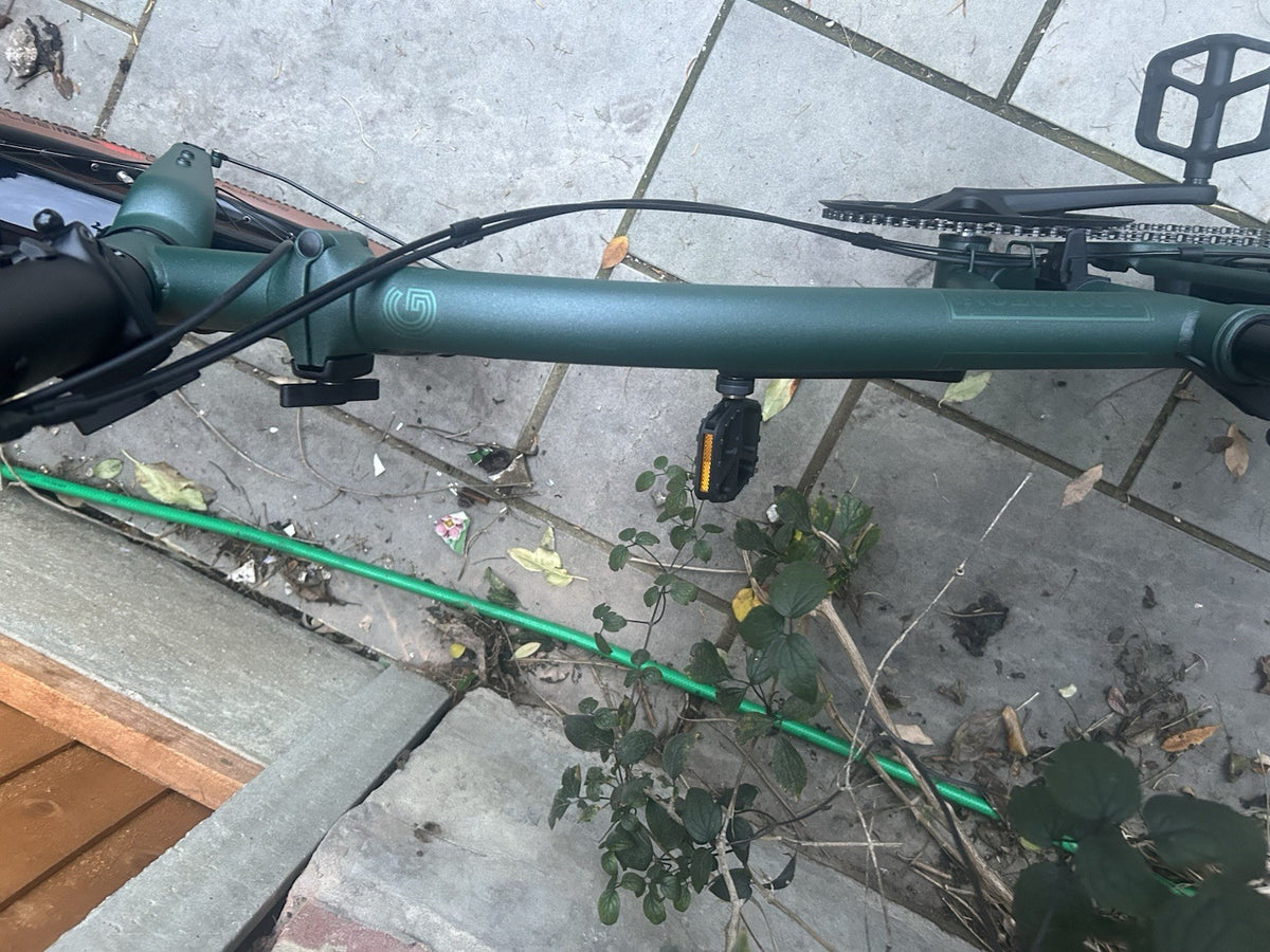 NEW Brompton G Line Green - L 20in Wheels Mechanical Disc Brakes Rack