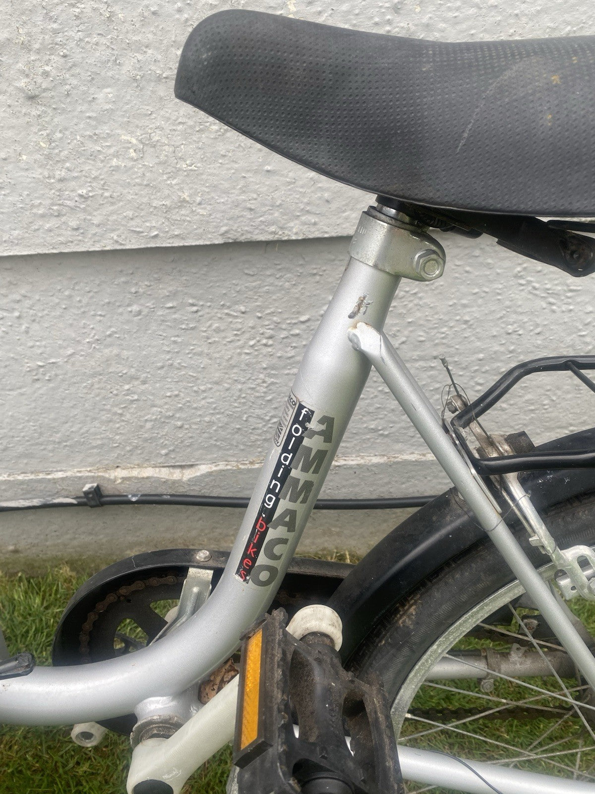 Red Amaco I Folding Bike Red/grey