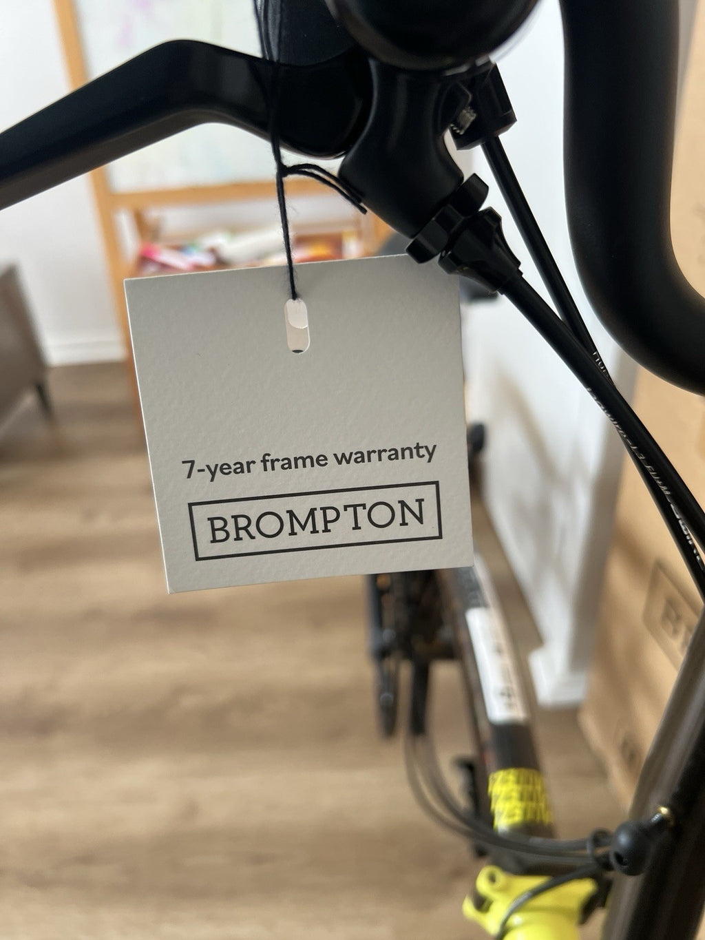 Brompton Tour de France Folding Bike 6 Speed 16in Black/Yellow