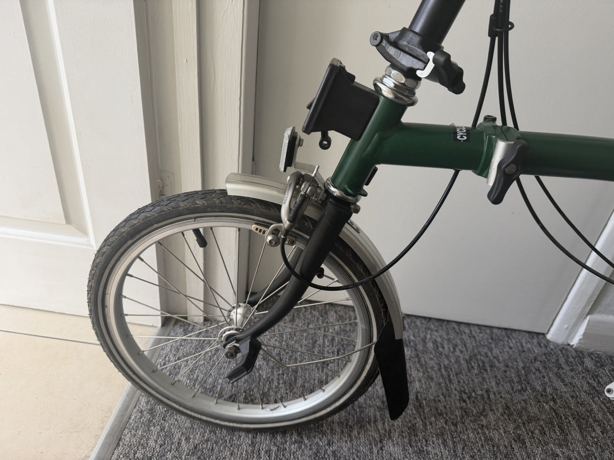 Brompton M3L (3 Speed) folding bicycle - Green/Black (EXCELLENT CONDITION!)