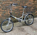 AMMACO COMMUTER TWENTY FOLD UP BIKE w/ REAR BASKET / 20" WHEELS / 33cm FRAME