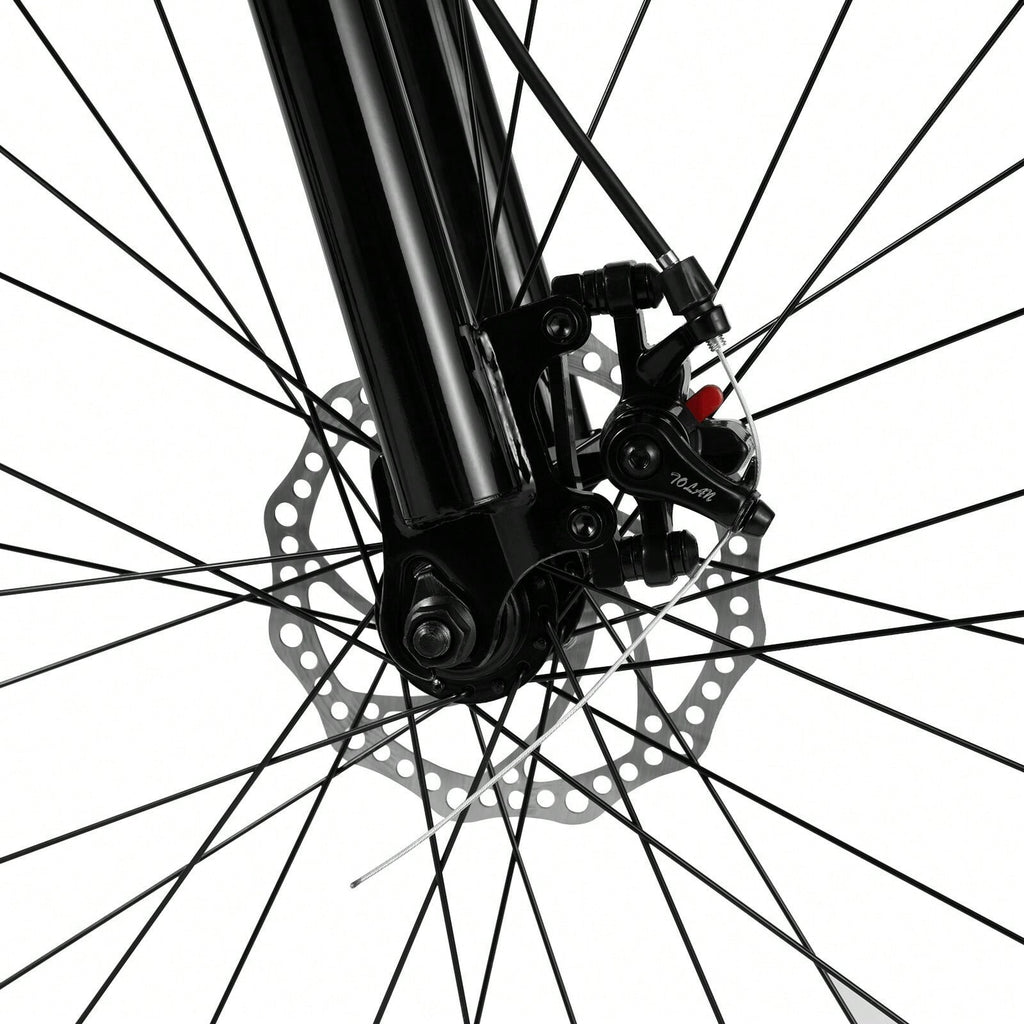 26 in Folding Mountain Bike 21-Speed MTB Bicycle Full Suspension Disc Brake Bike