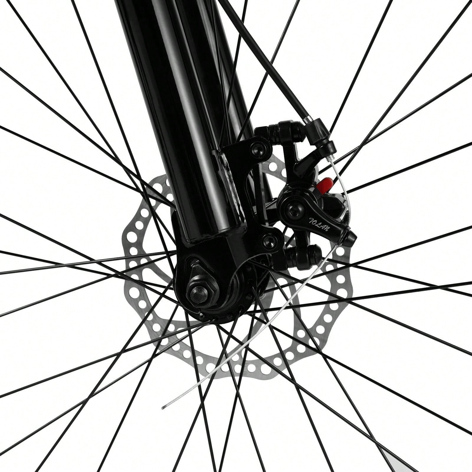 26 in Folding Mountain Bike 21-Speed MTB Bicycle Full Suspension Disc Brake Bike