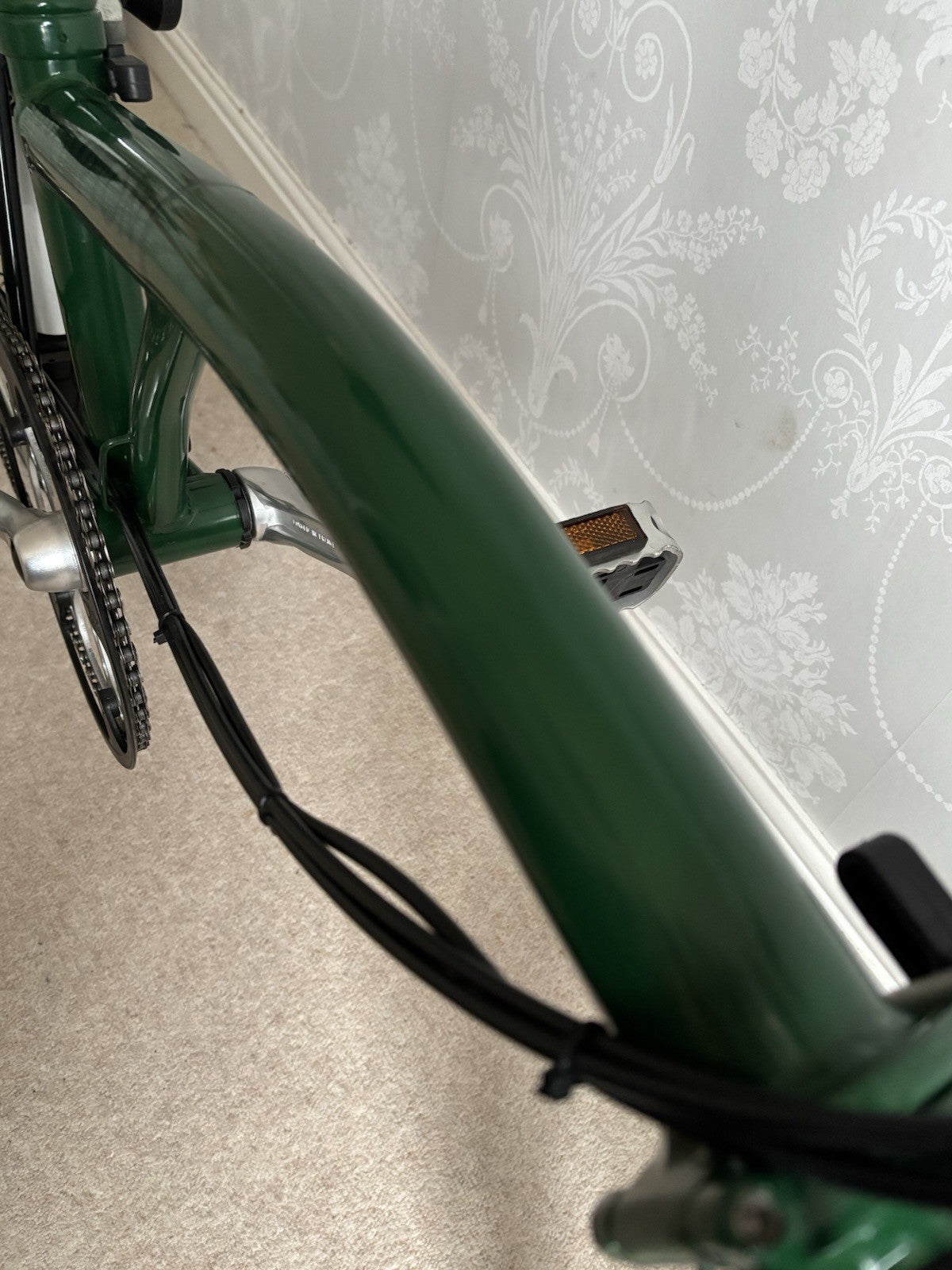 Brompton M3R folding bicycle in Racing Green / Black - New Timewarp Condition