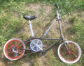 FOLDING BIKE - MAKE UNKNOWN / "USA DESIGN ENGINEERING" / CHROME & RED / xv