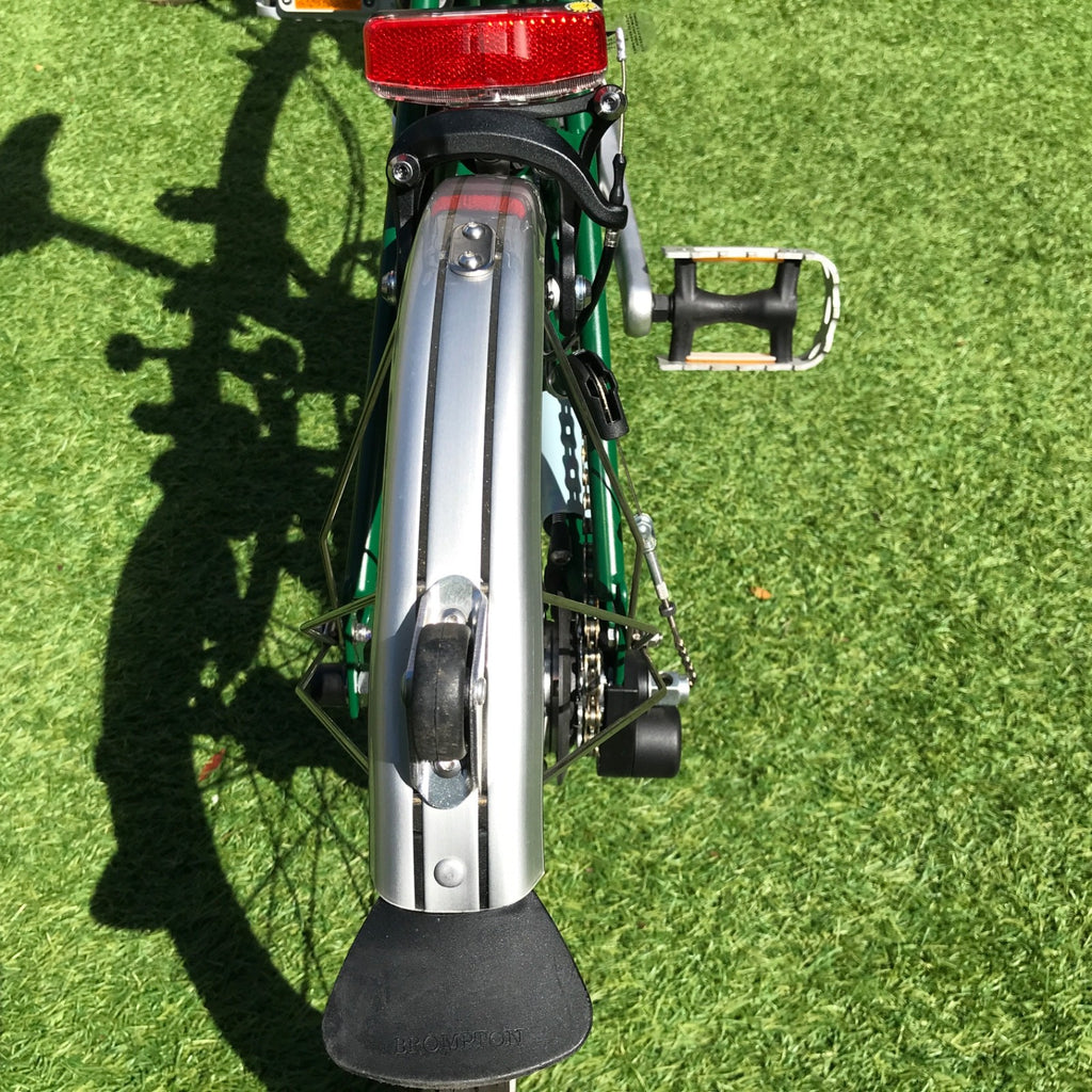 Brompton C Line folding bike 4 speed, dark green, excellent condition