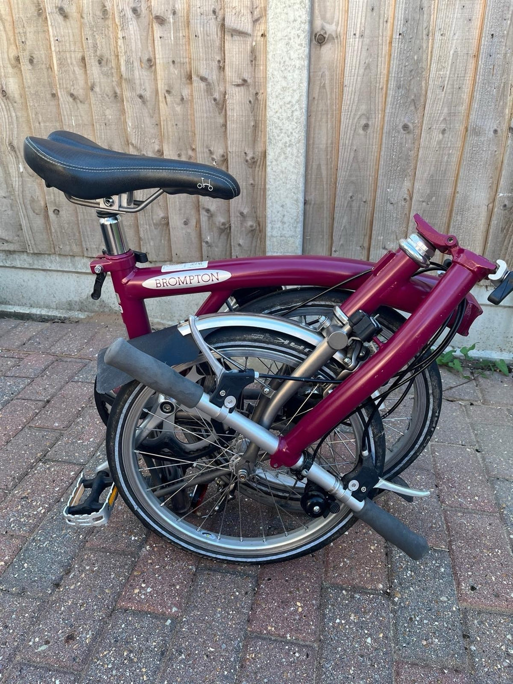 Brompton M6L-X Superlight Titanium – 6 Speed – Claret – 2011 Bike & Accessories