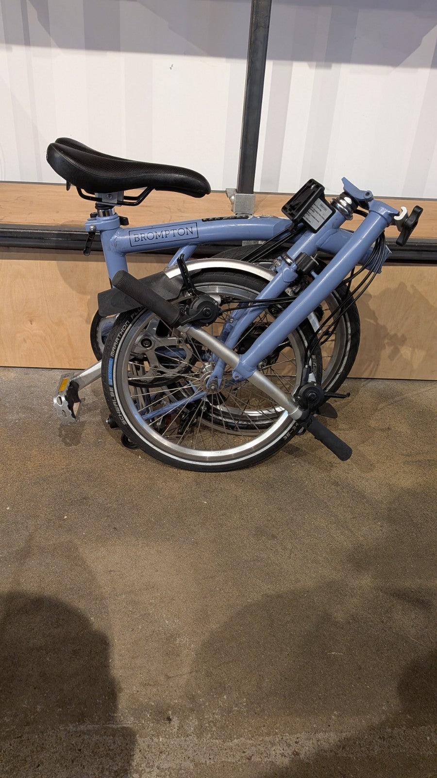 Brompton Bike Bon Sealine Model in Blue