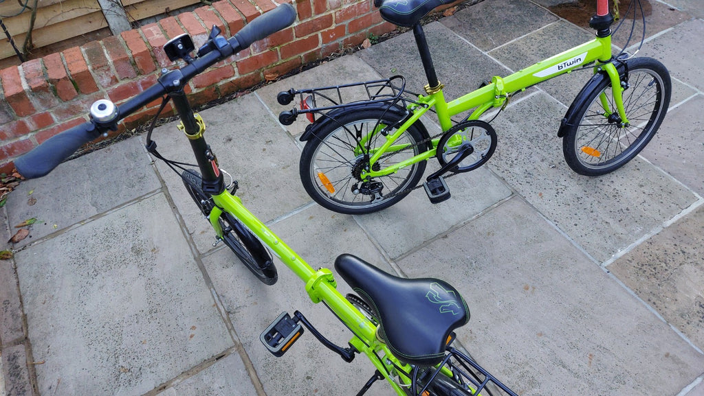 Btwin Hoptown 7speed folding bicycles