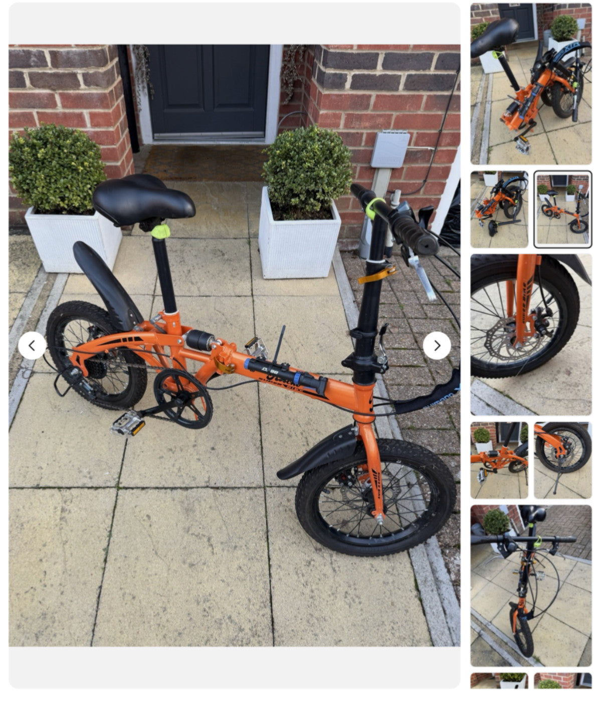 Fold Up Suspension Bike Bicycle