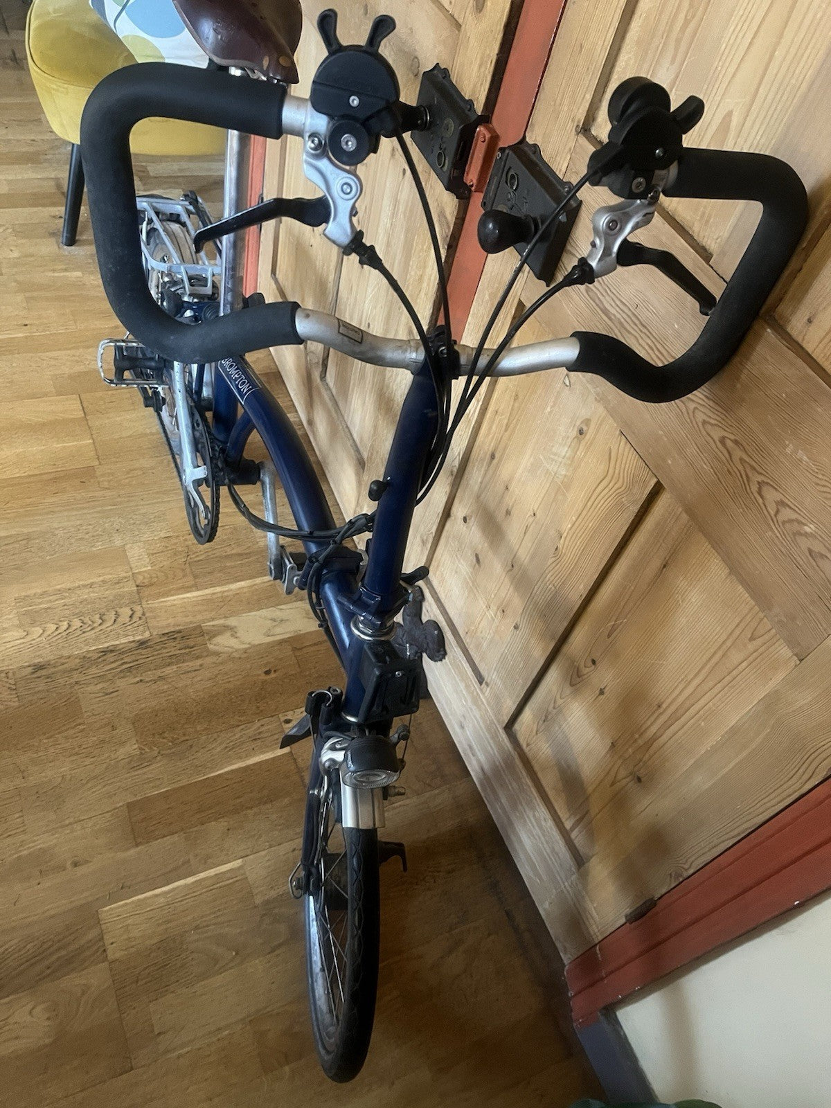 Brompton 6-Speed Folding Bike Navy blue