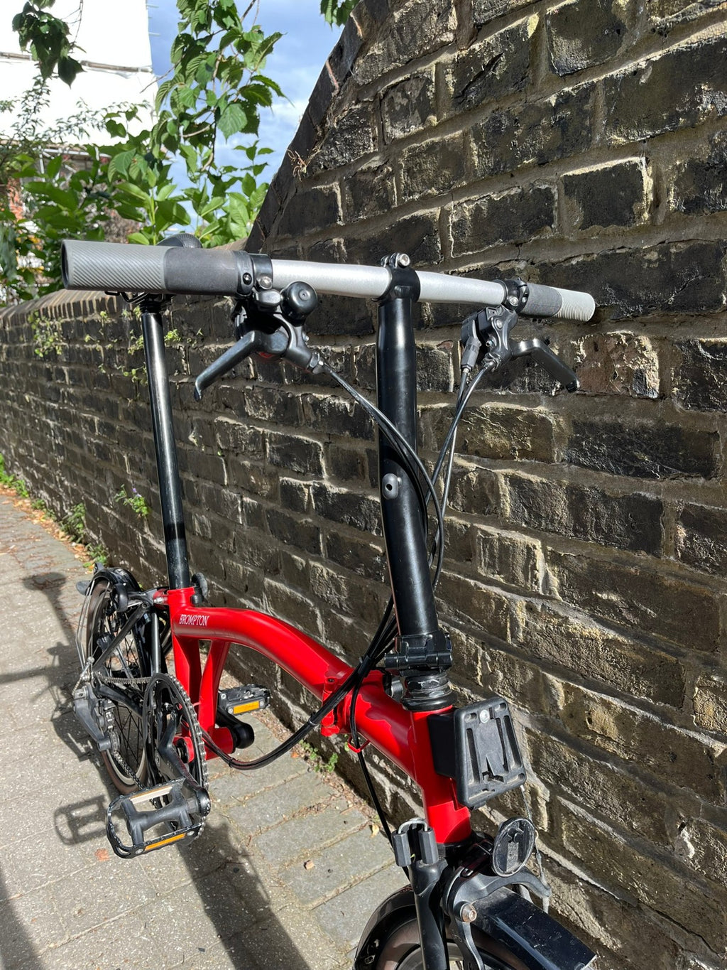 Brompton C-Line 6 speed Red Black S-type