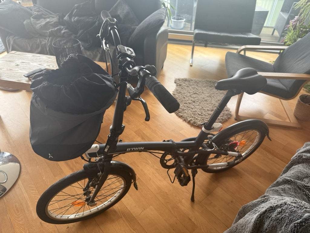 BTWIN Folding Bike 120 Metallica Blue Only Used Once