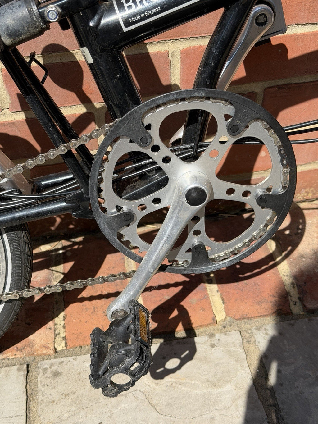 Brompton Folding Bike 6-Speed, Black
