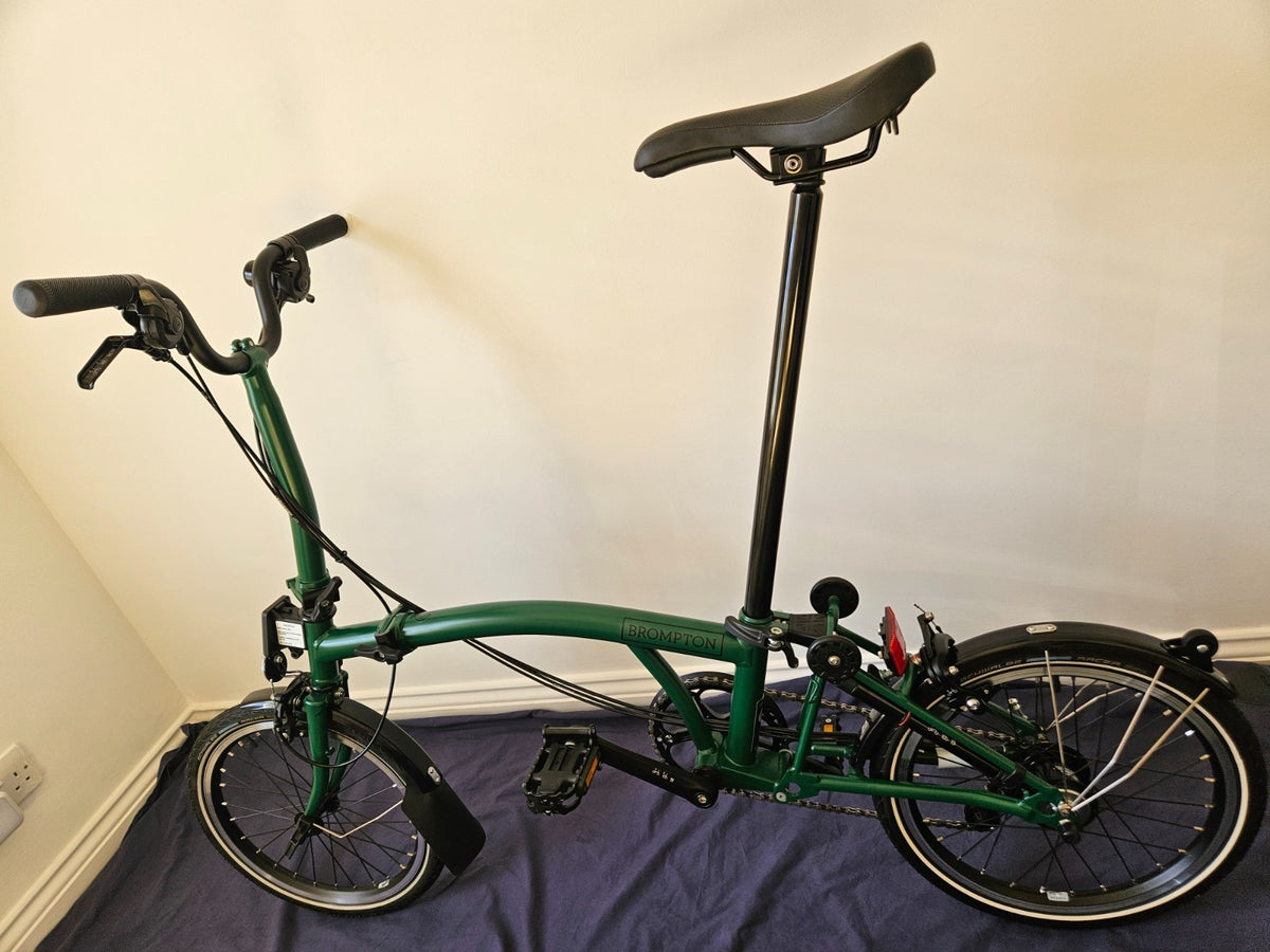 Brompton M6L - 6 Speed - C Line - Mid- Racing Green - Excellent Condition