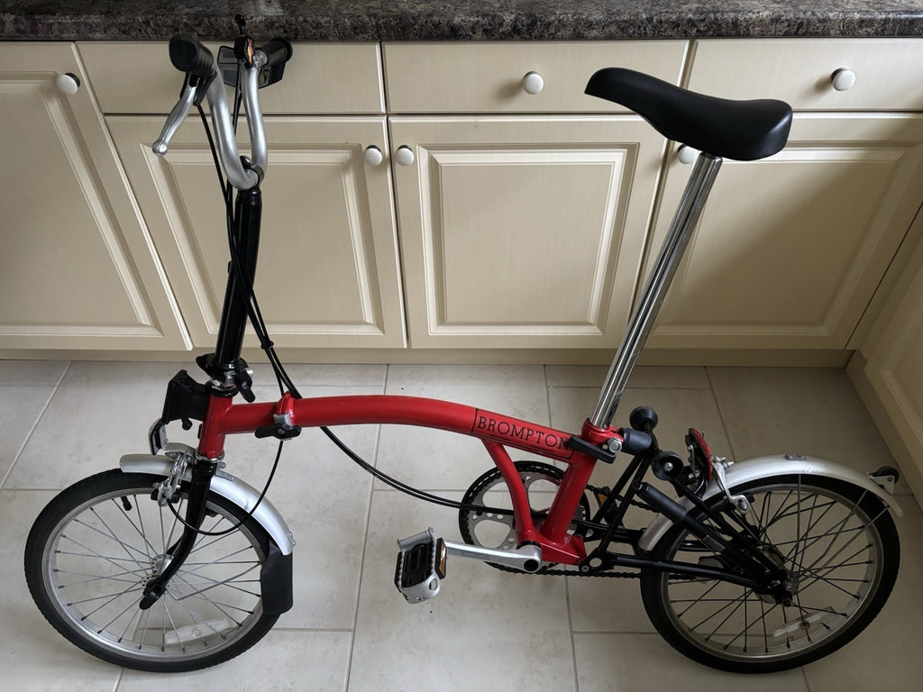 Brompton L3 (C Line) Folding bicycle  - Timewarp Condition + Bags - 2 Available