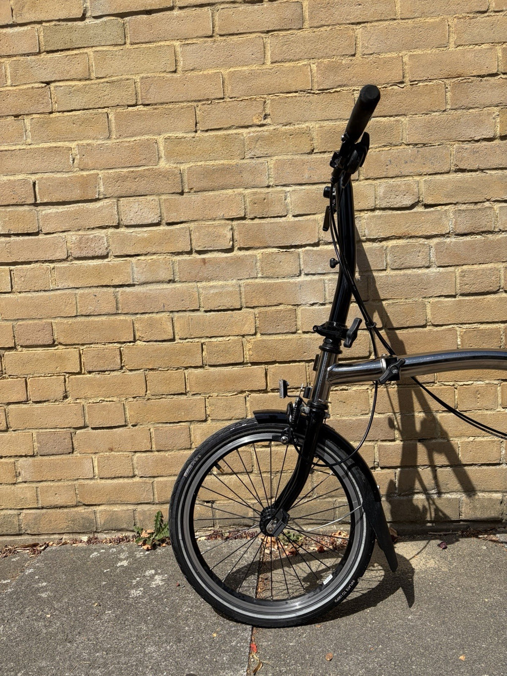 Brompton Nickel Edition 2017 Folding Bike 16in Black/Silver 2-Speed Mudguards