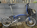 Brompton S6L-X Titanium Nano Electric Assist Folding bike C Line Urban - Used
