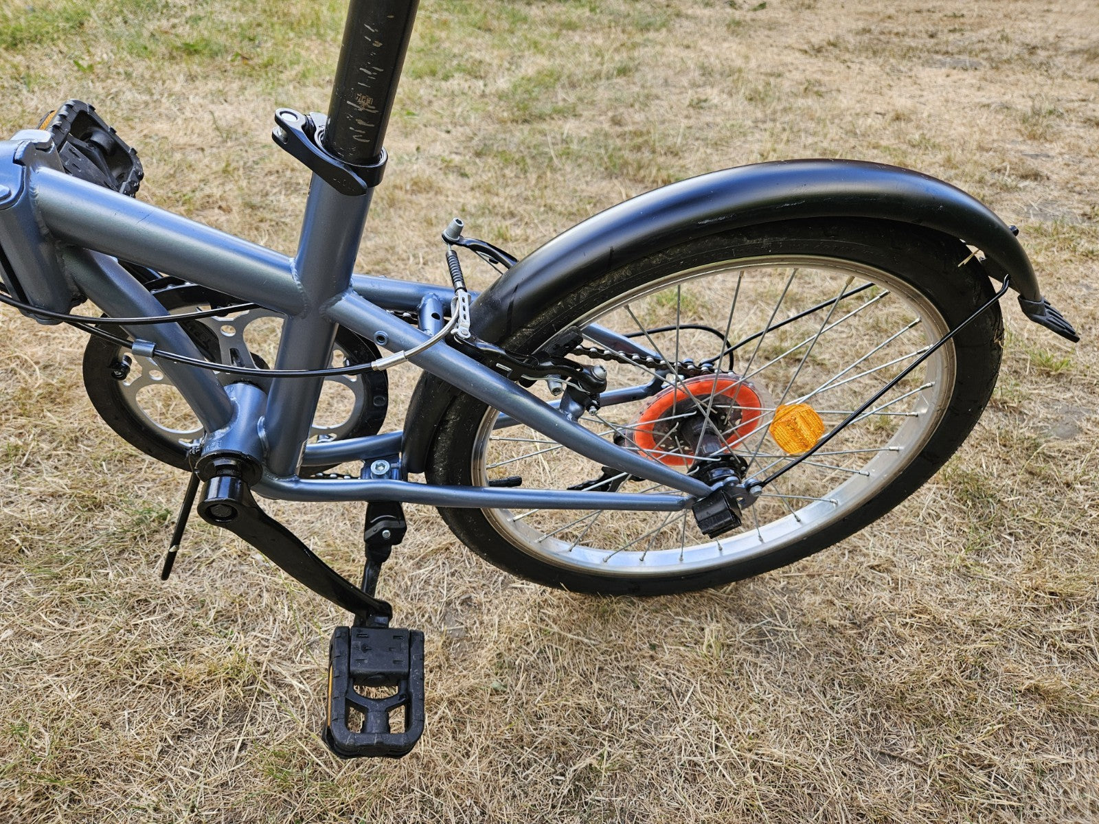 Decathlon BTWIN Fold Tilt 120 Grey Folding bike excellent condition