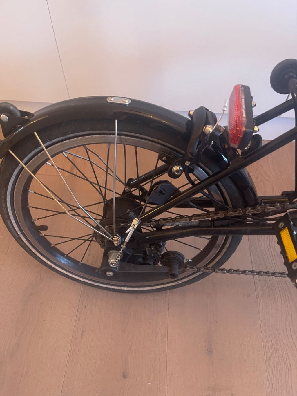 *Slight Flawed* Brompton 2022 c line special edition black 6 speed high bar bike