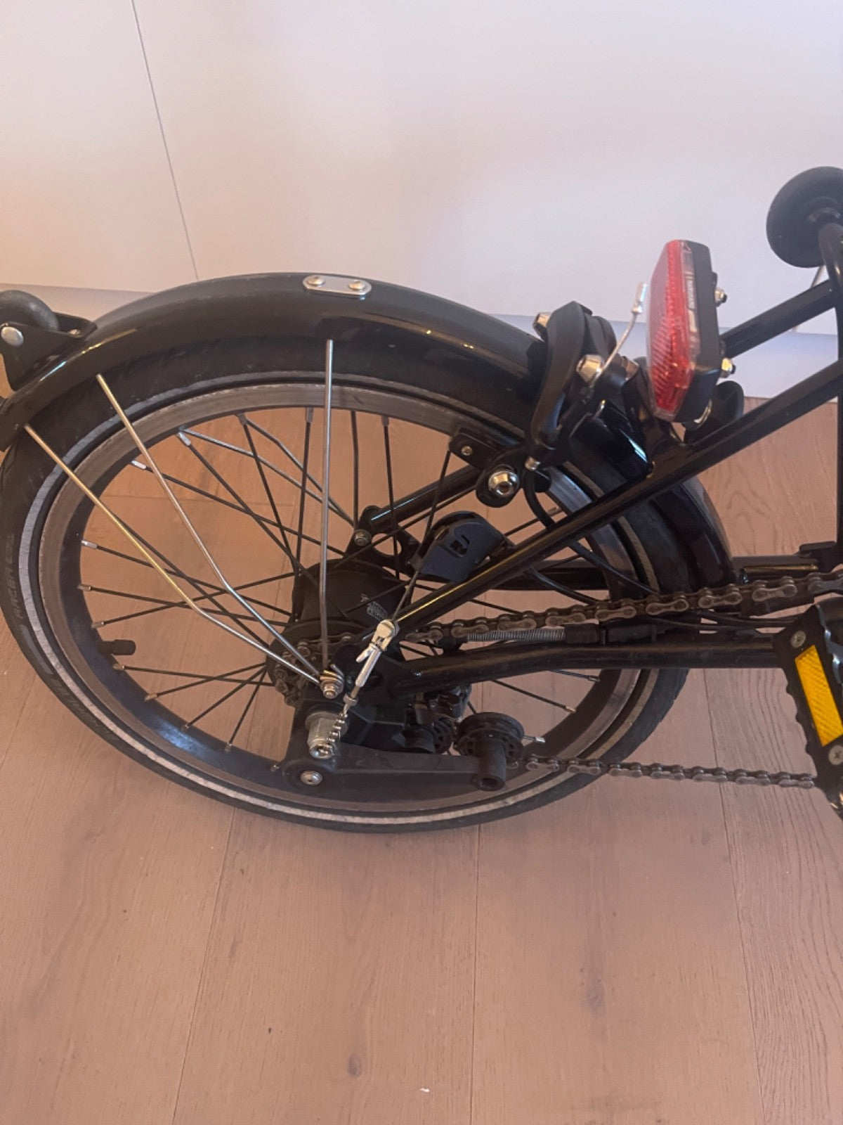 *Slight Flawed* Brompton 2022 c line special edition black 6 speed high bar bike