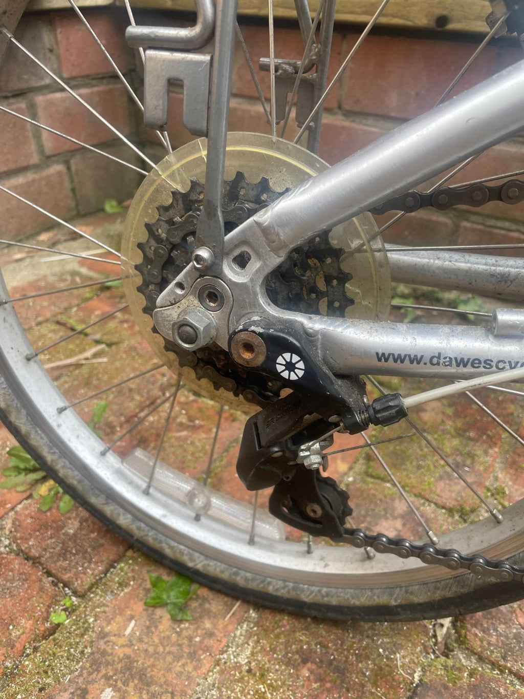 Dawes Folding Bike Silver