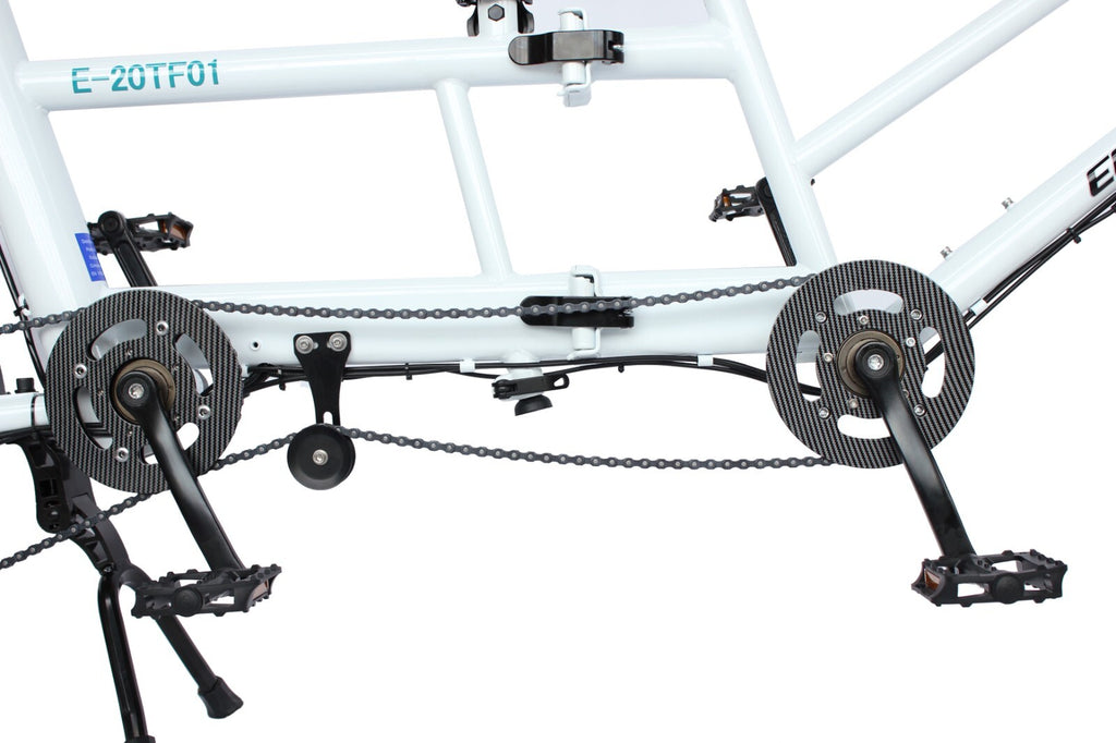 20" Folding Tandem bike bicycle, DISC,250W Rear Torque,36V 10AH-E20TF01WR