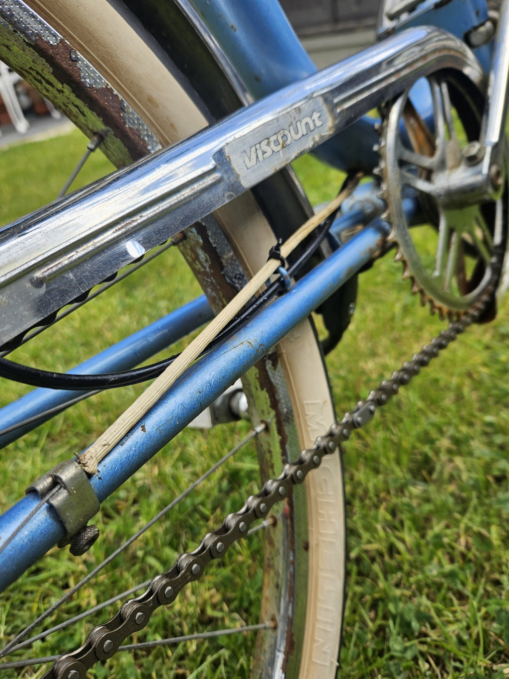 Viscount Vintage folding fold up bike Restored