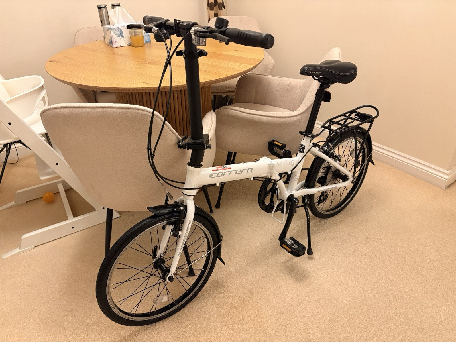 Carrera Transport Folding Bike 20” Shimano 8 Speed – Excellent Condition