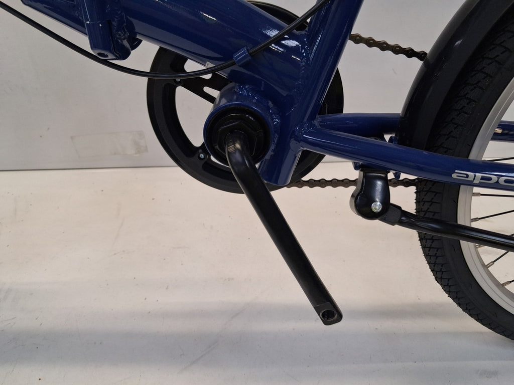 Apollo Tuck Single Speed 20'' Wheel One-Size Lightweight Folding Bike - Blue A