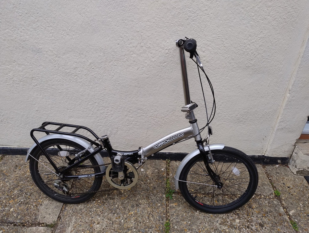 Apollo Transition Adult Unisex  Aluminium Folding Bike MISSING SEATPOST AND SEAT