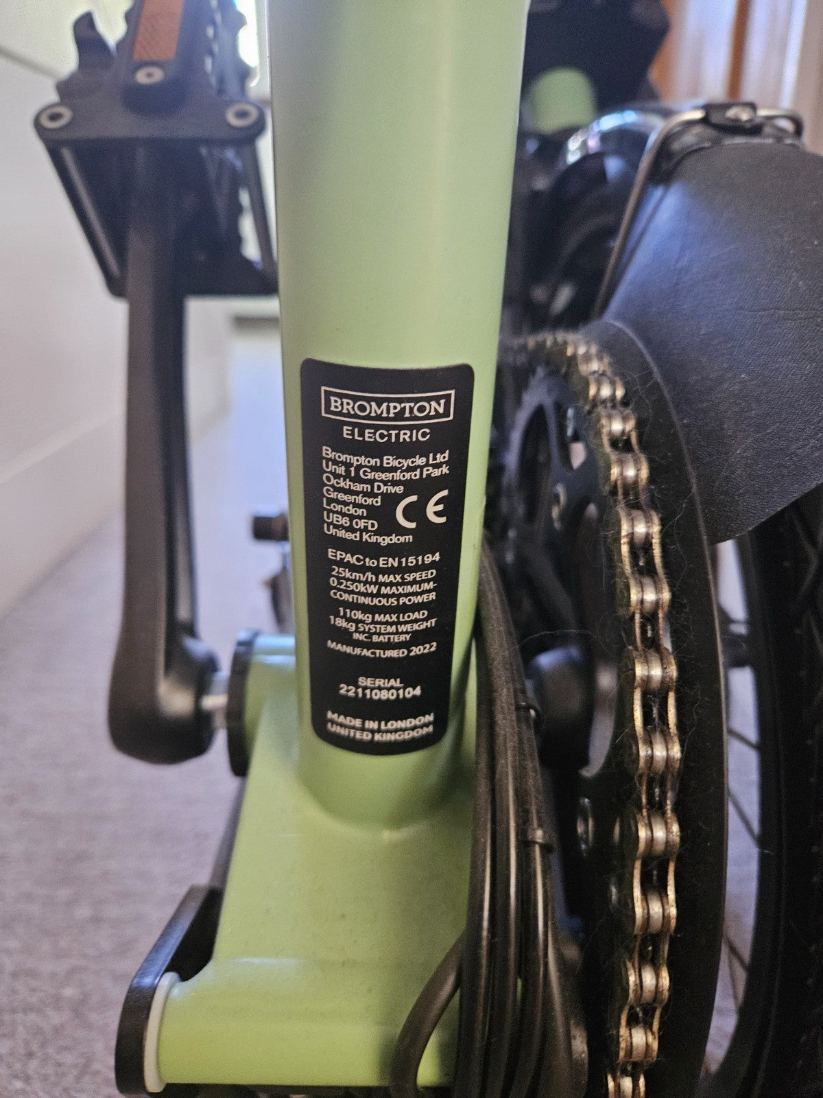Brompton C Line Explore 2023 (Matcha Green) | 6 Speed | Great Condition