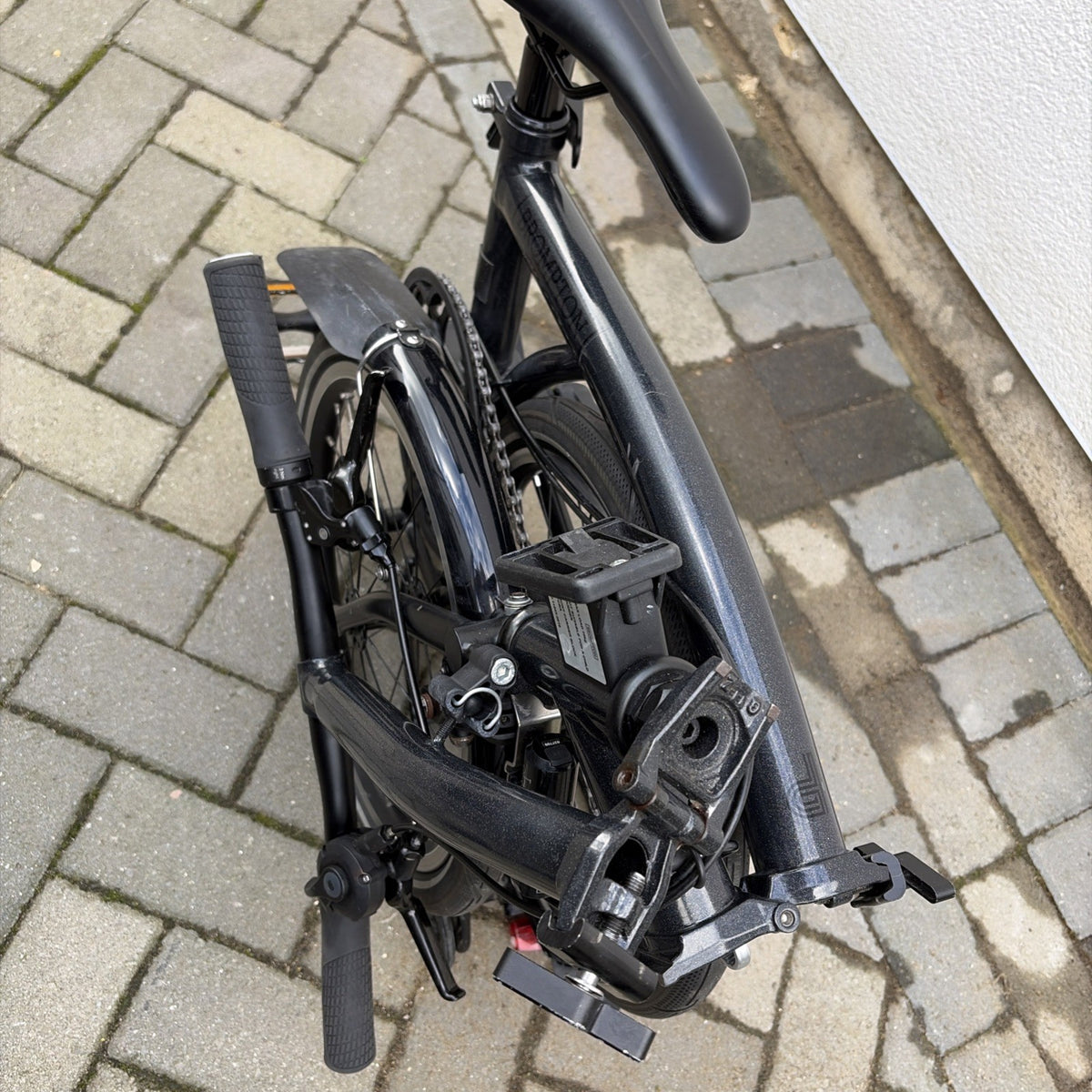 Brompton P Line 4-Speed 2023 Folding Bike Midnight Black